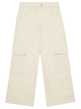United Colors Of Benetton United Colors Of Benetton Hlače 4L2VCE040 Bež Wide Leg