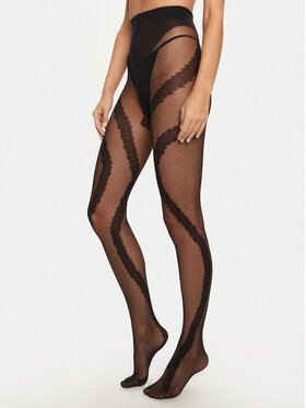 Hunkemöller Hunkemöller Rajstopy Damskie 300748 Czarny