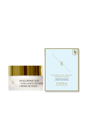 Erthskin London Erthskin London Kwas hialuronowy + Kolagen Pro Age Krem pod oczy + Płatki pod oczy Krem pod oczy