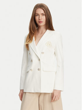 Marella Marella Giacca da abito Baiocco 2513911024 Bianco Slim Fit