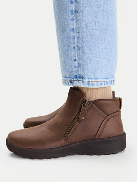 Skechers Skechers Členková obuv Lovely Vibe 158952/CHOC Hnedá