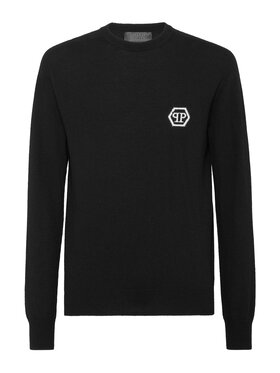 PHILIPP PLEIN PHILIPP PLEIN S dlhými rukávmi 19681 Čierna Regular Fit