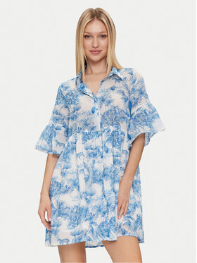 Iconique Iconique Φόρεμα καλοκαιρινό Sandra IC24-054 Μπλε Regular Fit