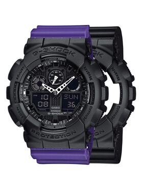 Casio Casio Hodinky SET GA-100-1A1ER + BEZEL 10358741 + PASEK 10498156 Černá