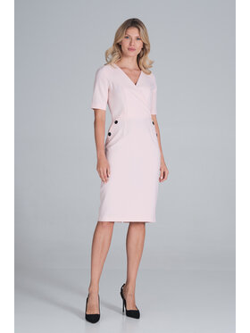 FIGL FIGL Sukienka M851 Różowy Regular Fit