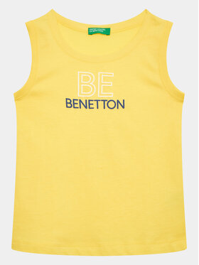 United Colors Of Benetton United Colors Of Benetton Top 3I1XGH00P Jaune Regular Fit