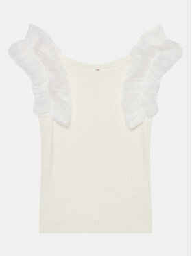 Coccodrillo Coccodrillo Top WC4143301EJG Écru Regular Fit