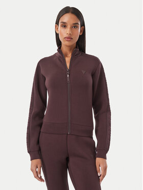 Guess Guess Hanorac V2YQ17 K7UW2 Maro închis Regular Fit