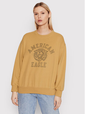 American Eagle American Eagle Bluza 045-1457-1672 Żółty Regular Fit