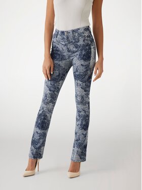 Guess Guess Jeansy 171093 Kolorowy Flared Fit