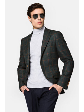 Lancerto Lancerto Marynarka MA099222000013 Zielony Slim Fit