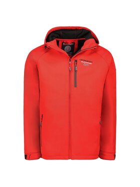 Geographical Norway Geographical Norway Kurtka softshell WY1162H/GN-RED Czerwony Regular Fit