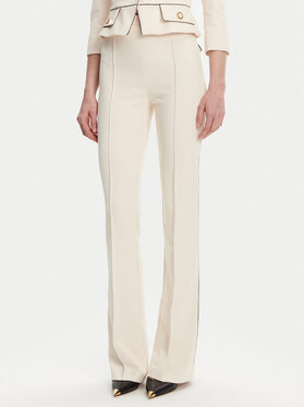 Elisabetta Franchi Elisabetta Franchi Stoffhose PA-084-51E2 Écru Regular Fit