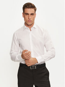 Michael Kors Michael Kors Cămașă MK0DS01294 Alb Slim Fit