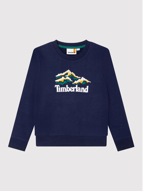 Timberland Timberland Majica dugih rukava T25T57 S Tamnoplava Regular Fit