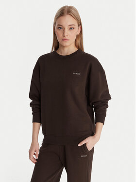 Guess Guess Bluză V6RQ13 K9V31 Maro Regular Fit