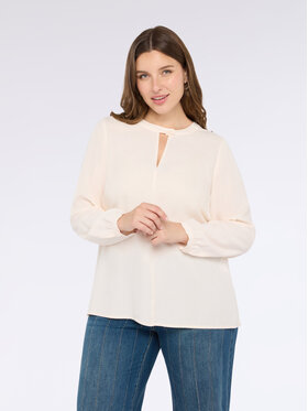 Fiorella Rubino Fiorella Rubino Bluzka 2816T002333N021 Biały A-Line Fit