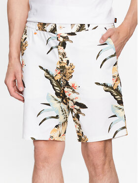 BOSS Boss Šortky z materiálu Taber 50489123 Bílá Regular Fit