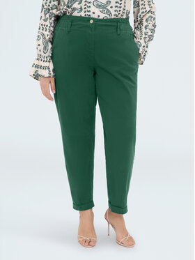 Fiorella Rubino Fiorella Rubino Pantaloni di tessuto P706T005159N035 Verde Regular Fit