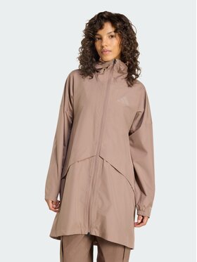 adidas adidas Parka Terrex Multi 2 Layer CLIMAPROOF Rain Brązowy Regular Fit