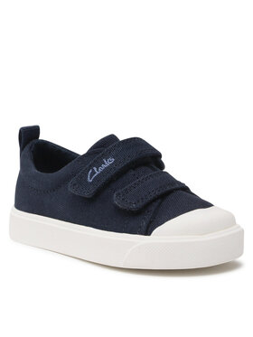 Clarks Clarks Trampki City Bright T 261490876 Granatowy