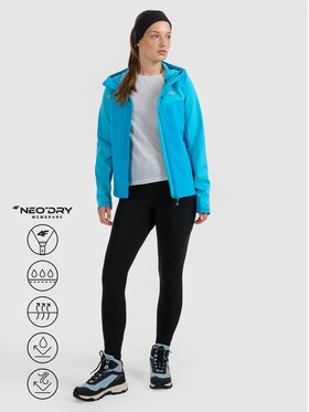 4F 4F Giacca softshell 4FRAW25TSOFF505-33S Blu Regular Fit