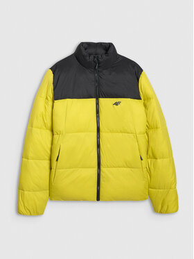4F 4F Kurtka puchowa APRES SKI Zielony jasny Regular Fit