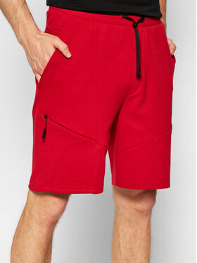 4F 4F Szorty sportowe H4L21-SKMD013 Czerwony Regular Fit