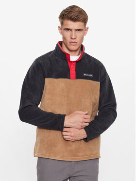 Columbia Columbia Fleecová mikina Steens Mountain™ Half Snap Hnedá Regular Fit