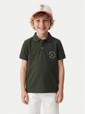 Beverly Hills Polo Club Beverly Hills Polo Club Polo P-SS26B-P42560 Tumši zaļa Regular Fit