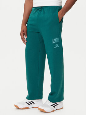 adidas adidas Spodnie dresowe Collegiate JM9178 Zielony Regular Fit