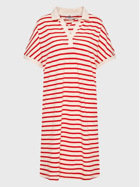 Tommy Hilfiger Tommy Hilfiger Každodenné šaty WW0WW38639 Béžová Relaxed Fit