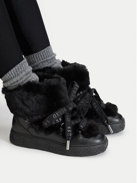 Guess Guess Snehule FLFUEK FUR10 Čierna