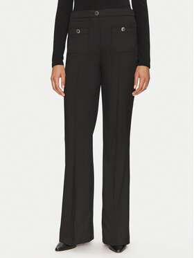 Morgan Morgan Stoffhose 251-PFLAC.F Schwarz Bootcut Fit