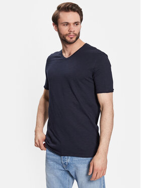 Sisley Sisley T-Shirt 3YR7S4001 Granatowy Regular Fit