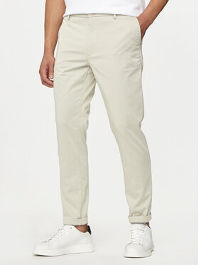 BOSS Boss Pantaloni chino P-Kane-El 50514213 Écru Regular Fit