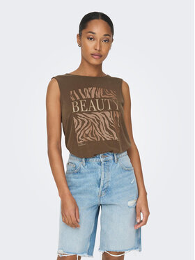 ONLY ONLY Felső 15297181 Barna Regular Fit