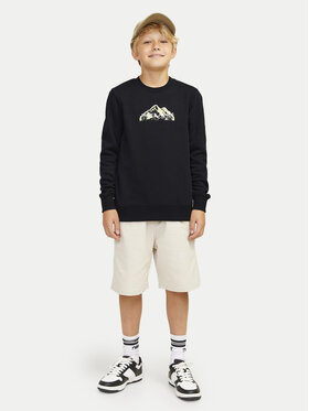 Jack&Jones Junior Jopa Mountain Logo 12263372 Črna Relaxed Fit