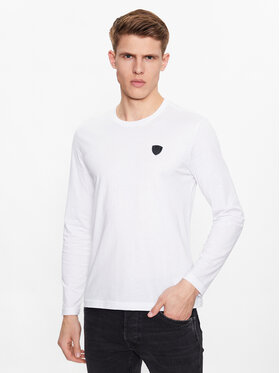 EA7 Emporio Armani EA7 Emporio Armani S dlouhým rukávem 3RPT43 PJNTZ 1100 Bílá Regular Fit