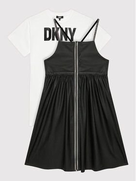 DKNY DKNY Komplet 2 sukienek D32845 S Czarny Regular Fit