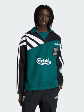adidas adidas Bluza techniczna 161961 Zielony Loose Fit