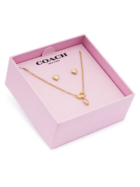 Coach Coach Schmuckset Halskette und Ohrringe 37571285 Goldfarben