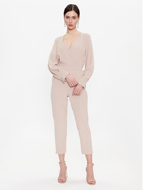 Maryley Maryley Salopetă 23EB527/33PE Bej Regular Fit
