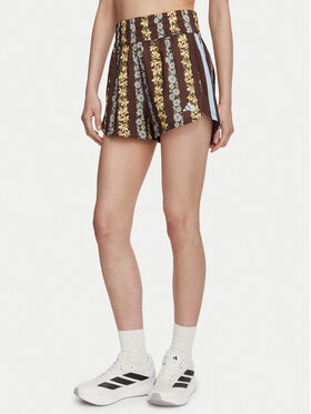 adidas adidas Спортни шорти Farm Rio Pacer KR0229 Кафяв Loose Fit