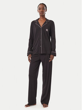 LAUREN RALPH LAUREN LAUREN RALPH LAUREN Piżama ILN92528 Czarny Regular Fit