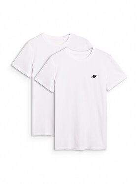 4F 4F T-Shirt MIDSHOP TEXTILE Biały Regular Fit