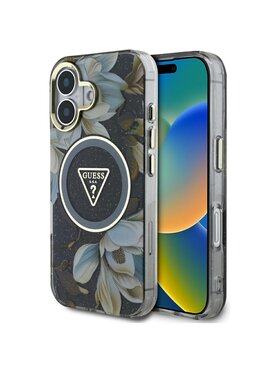 Guess Guess Etui na telefon Apple iPhone 16 Czarny