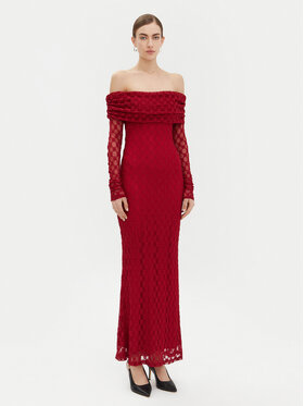 BARDOT BARDOT Estélyi ruha 59776DB Piros Regular Fit