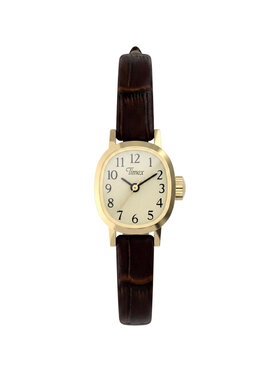 Timex Timex Zegarek TW2Y87700 Brązowy