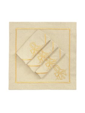Roseberry Home Roseberry Home Serwetki Candy Cane Goldenline Złoty